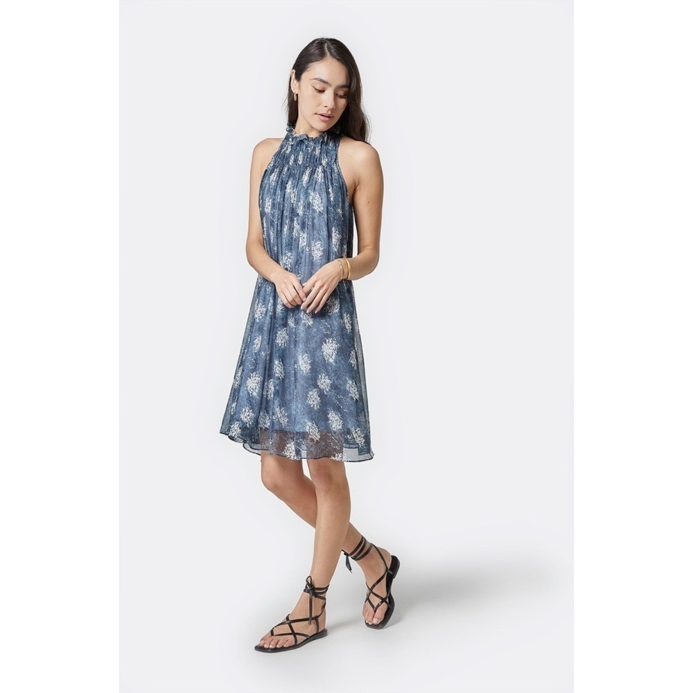 Nwt Joie Thelen Baltic Print Trapeze Mini Dress